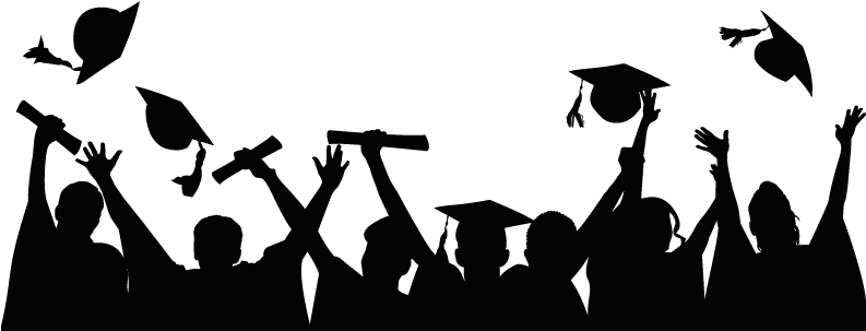 Careful With That Axe, Eugene Graduation - Graduation Silhouette (792x314)