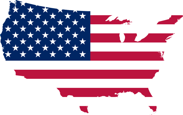 Become A United States Citizen - Small Map Of The Usa (600x378)