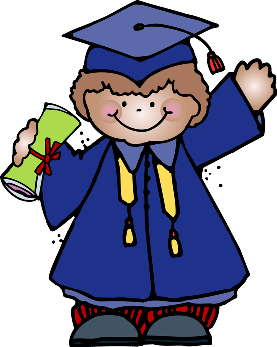 Cap & Gown Rental For Graduates - Cartoon (560x700)
