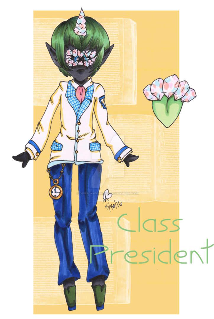 Class President - Cartoon (731x1092)