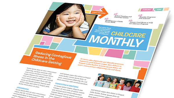 Microsoft Office Templates Newsletter Newsletter Templates - Microsoft Word (600x340)