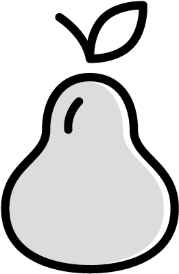 Mango - Papaya - Peaches - Pear - Line Art (736x486)