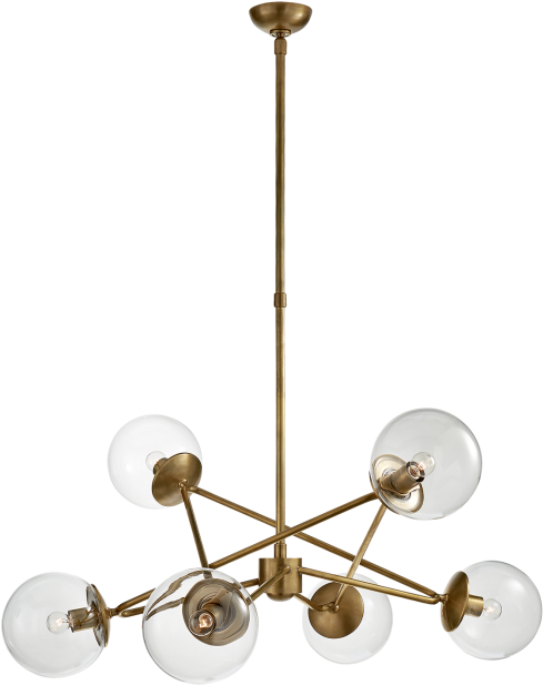 Turenne Large Dynamic Chandelier - Visual Comfort Arn 5262hab-cg Aerin Modern Turenne (628x628)