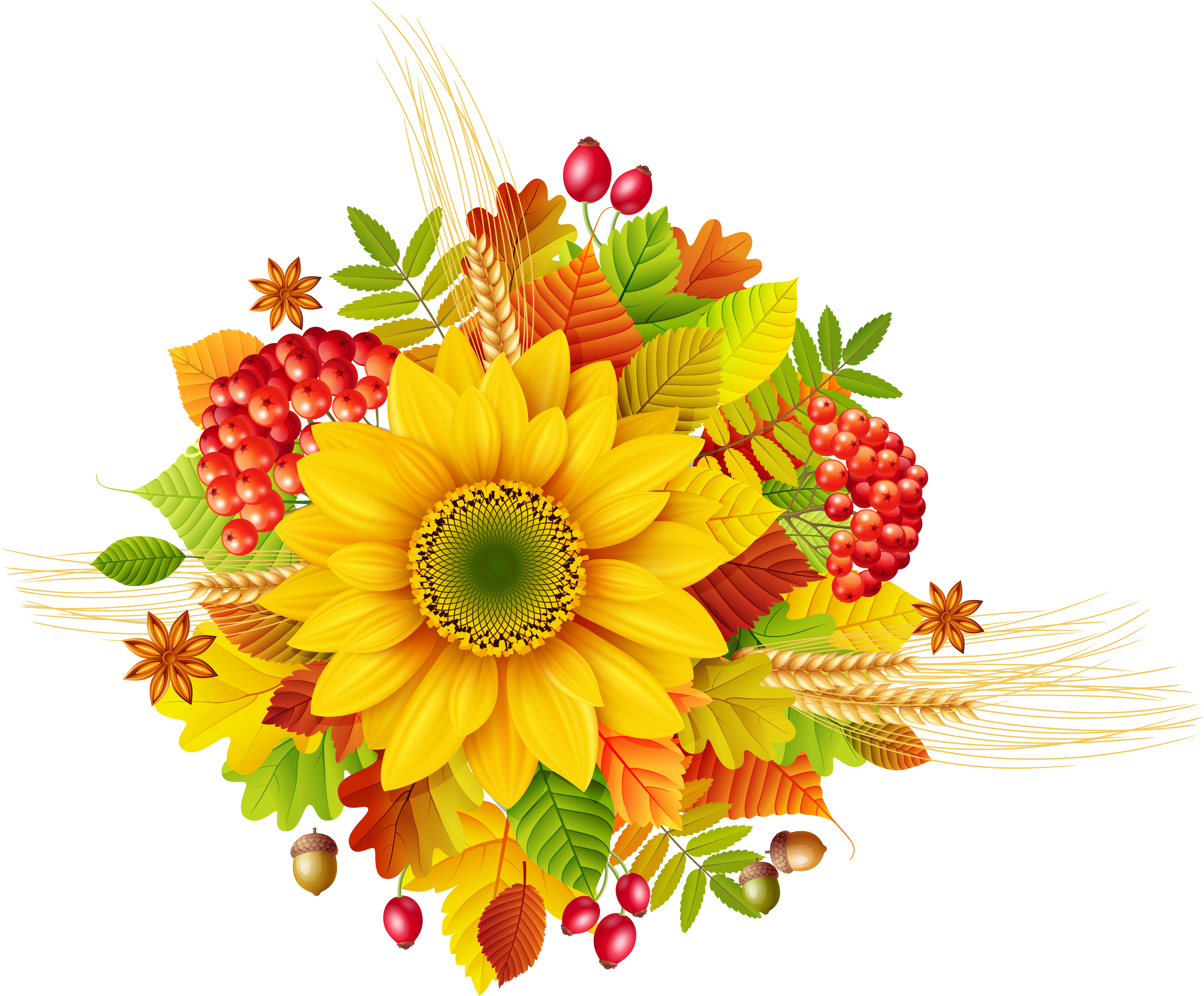 Fall Clip Art - Autumn Clip Art Free (5991x5151)