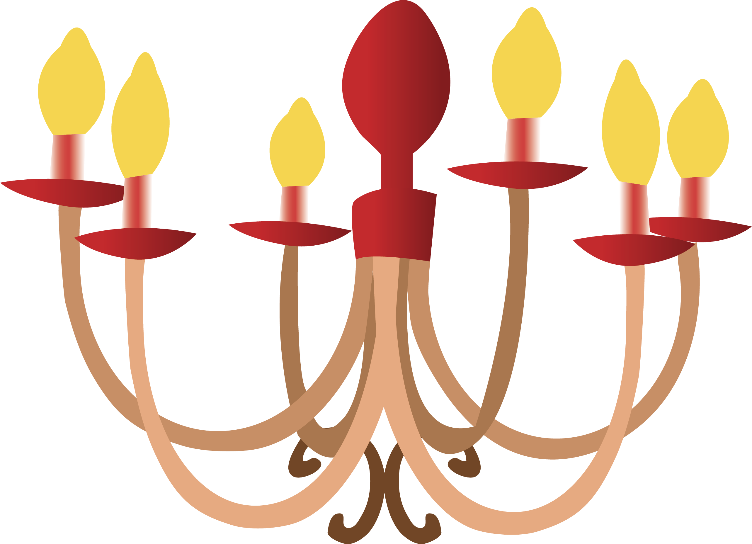 Incandescent Light Bulb Chandelier - Furniture Vector Free (2566x1856)