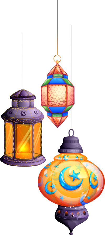 Eid Al Fitr Eid Mubarak Eid Al Adha - Eid Mubarak Ornaments Png (400x893)