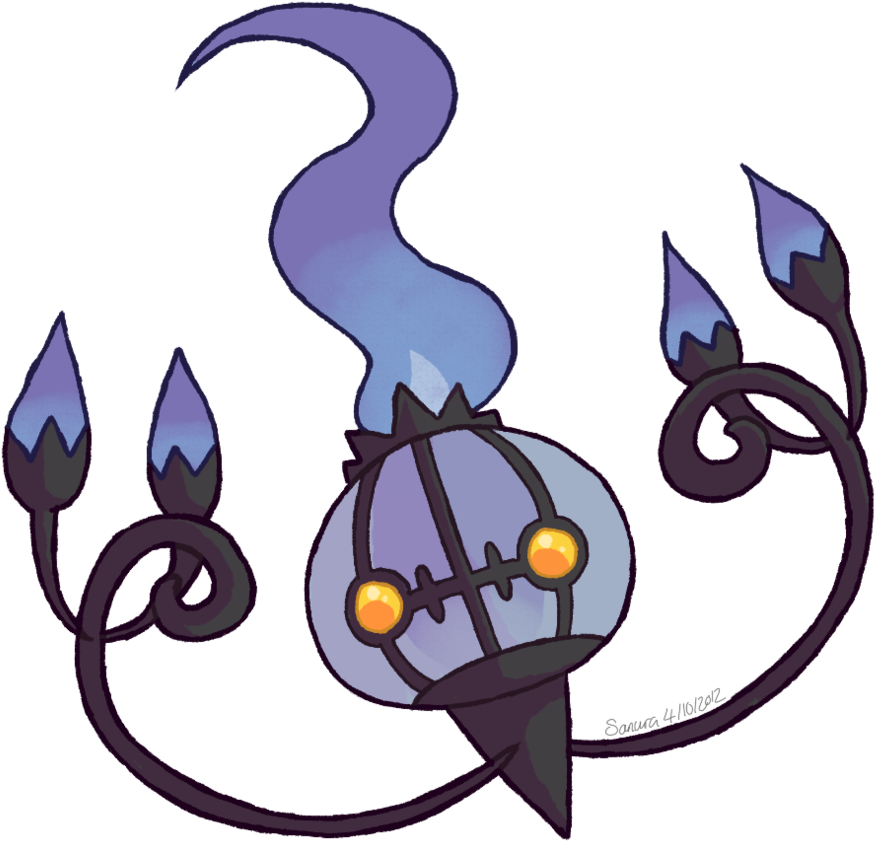 Whoa You Some Ghostly Chandelier Gurl By Fox-song - Pokemon Chandelier (929x861)