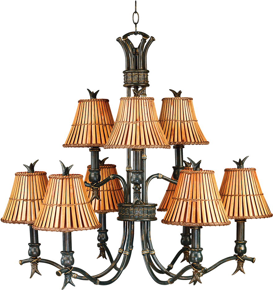 Kenroy Kwai Nine Light Chandelier (908x1000)