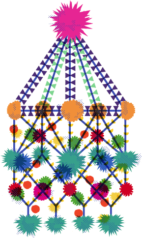 How To Make A Paper Chandelier, Polish Style - Circle (300x490)