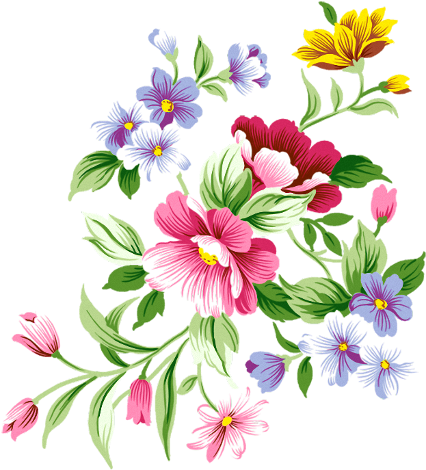 Flowers Decoration Png Clipart - Flower Png (640x705)