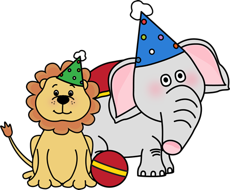 Circus Animals Clip Art - Circus (450x372)
