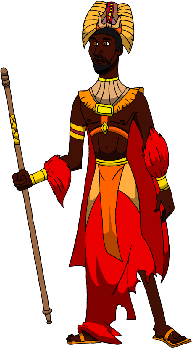 African Chief Hamiku By Brermeerkat16 - Cartoon (672x1187)