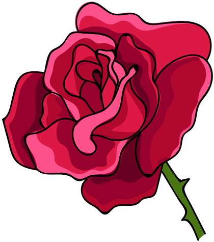 Rose Head Water Paint Icon Transparent Png Svg Vector - Rosa En Png (512x512)