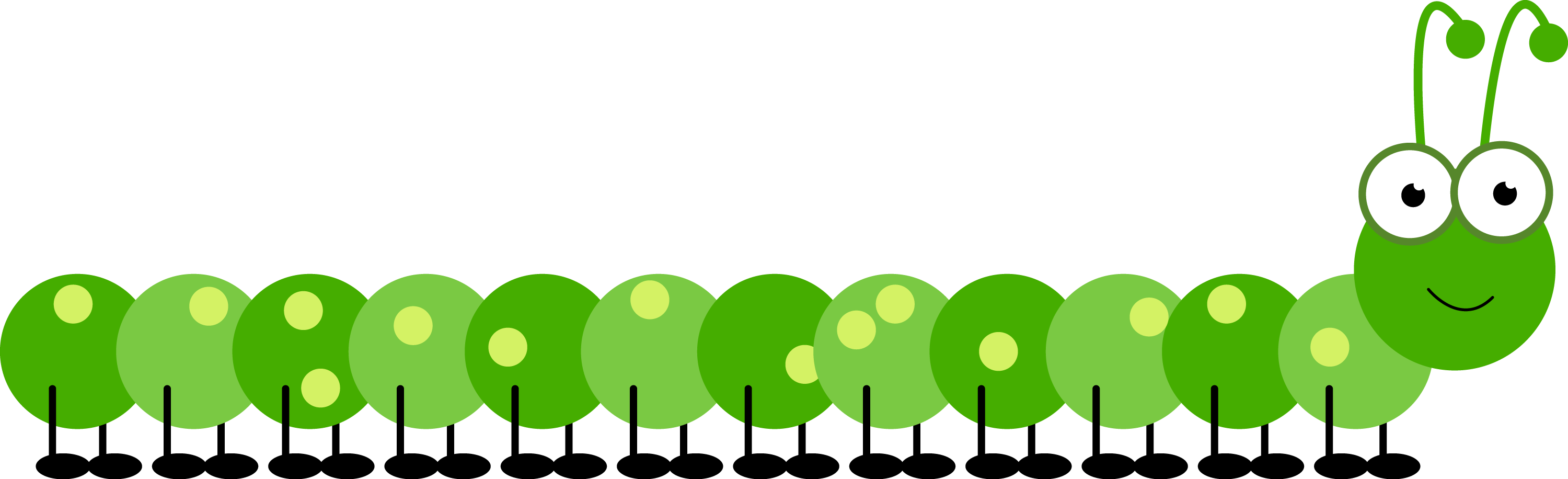 Caterpillars - Caterpillar Png (3000x916)