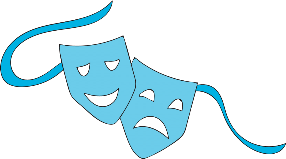 Comedy And Drama Masks - Drama (960x563)