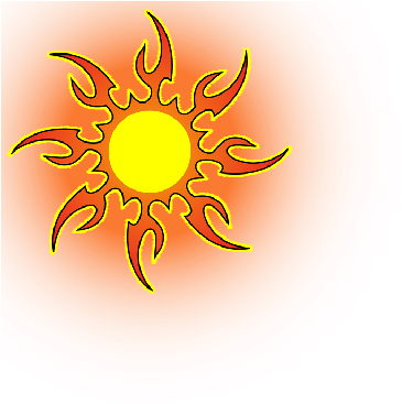 Sun Tattoo Design (416x415)