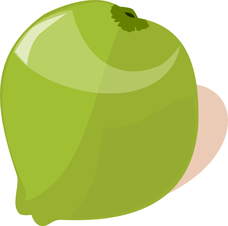 Coconut By Devonique By Devonique - Coconut Clipart Png (794x784)