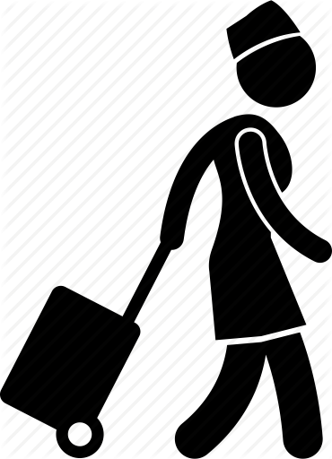 Airport Clipart Airport Staff - Travel (370x512)