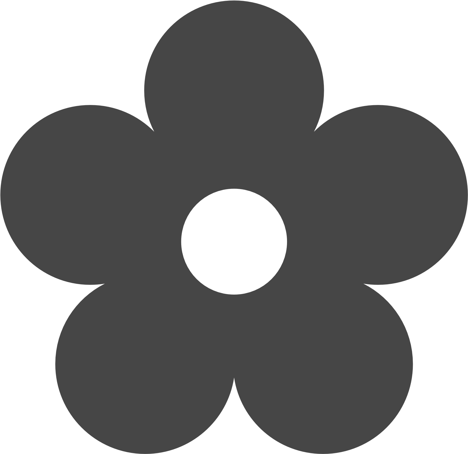Charcoal - Clipart - Flower Clipart Color (1969x1952)