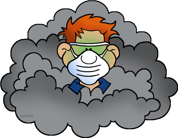 Rain Clipart Philip Martin - Air Pollution Clipart (648x486)