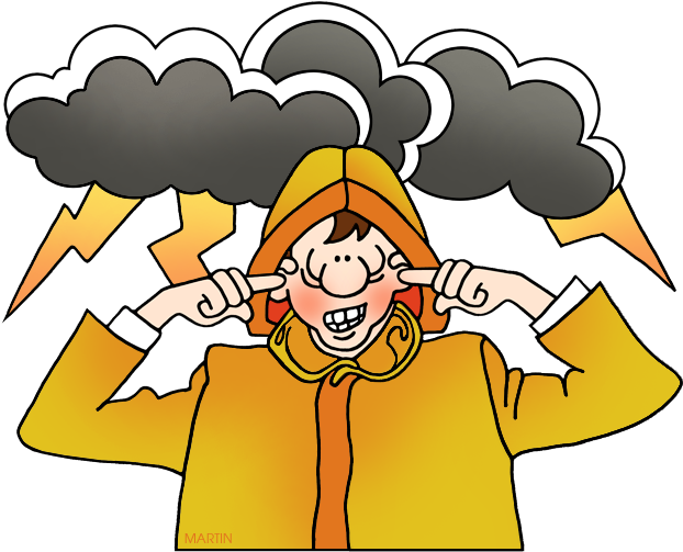 Rain Clipart Thunder And Lightning - Thunder And Lightning Clipart (648x518)