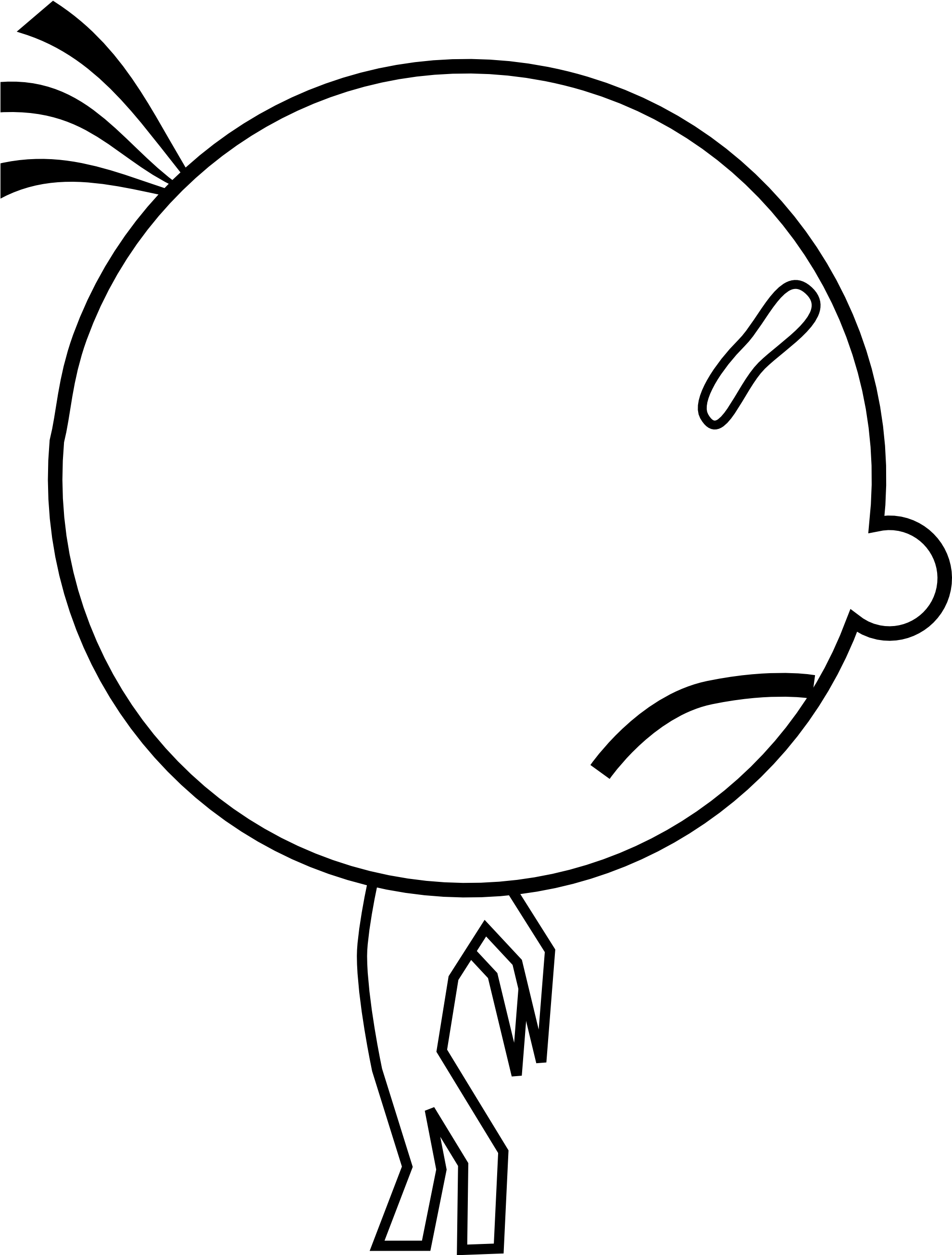 Chakulae 6 Pinterest Cover Black White Line Art Coloring - Clip Art (1979x2762)