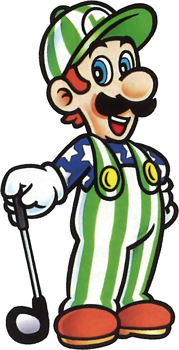 Golfer Clipart - Luigi Nes Open Golf (1080x1326)