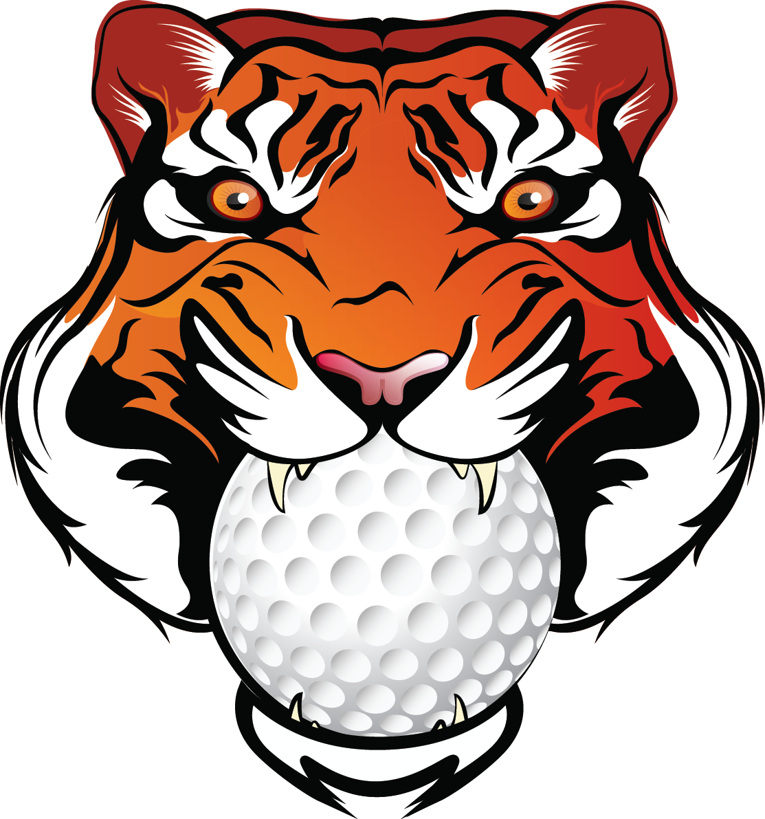 3rd Annual Newton Falls Basketball And Friends Golf - Biting Ball Logo (1113x1191)