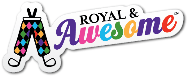Royal & Awesome - Royal And Awesome Logo (607x248)