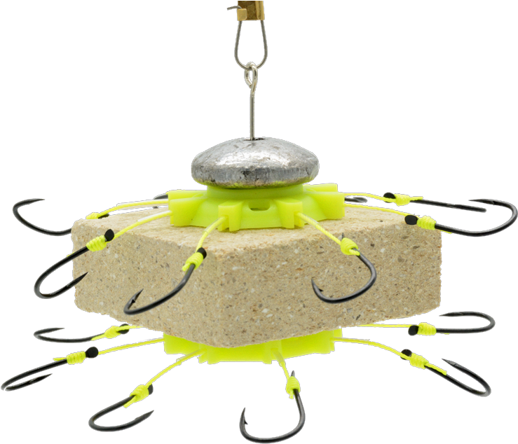 Yellow Ying Ares Lure Fish Turning Plate Single Hook - Hook (750x644)