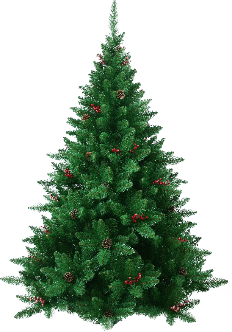Xmas Pine Tree Decorated Christmas Tree Clipart - Tree Is Christmas Tree (780x1114)