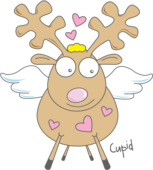 What Reindeer Are You - Vixen The Reindeer Clipart (600x600)