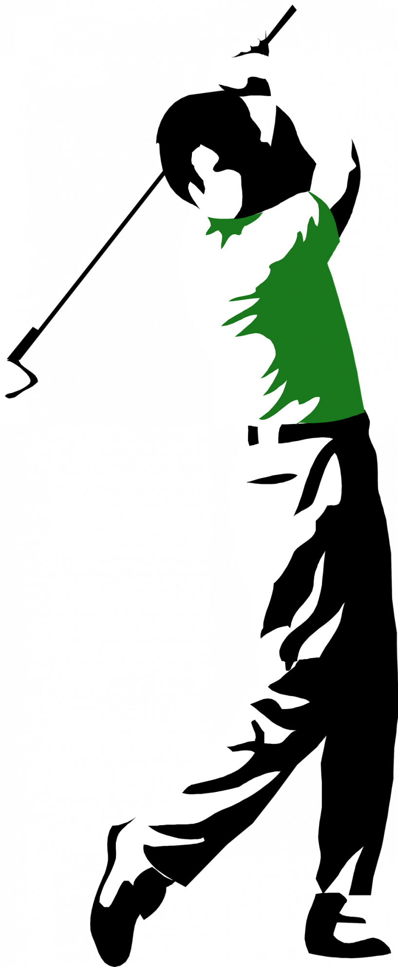 Swinging A Golf Club (817x1982)