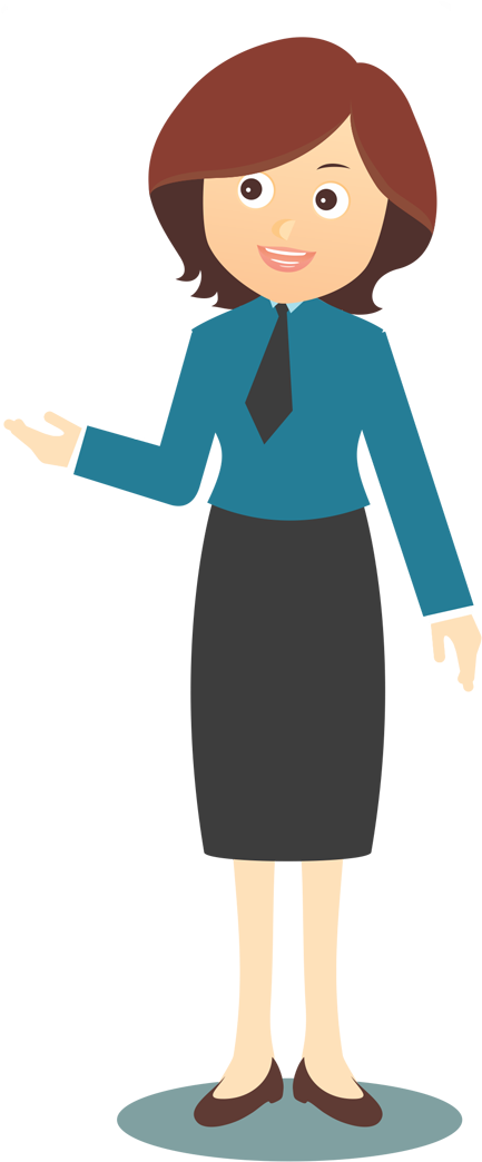 Course Content Clipart - Teacher Standing Clipart Png (500x1059)