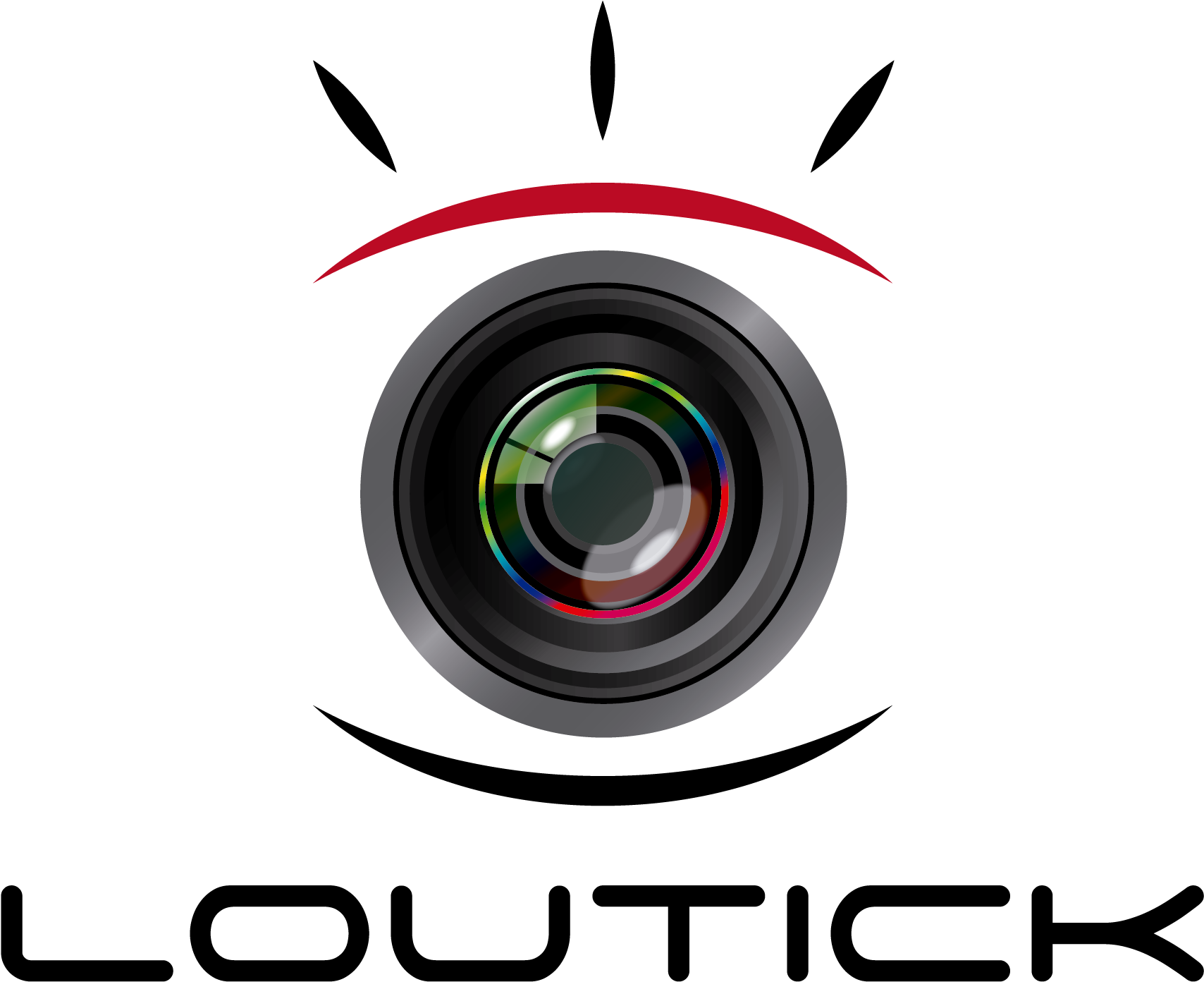 Logo Cámara Fotográfica Loutick - Graphic Design Camera Lens Png (1738x1443)