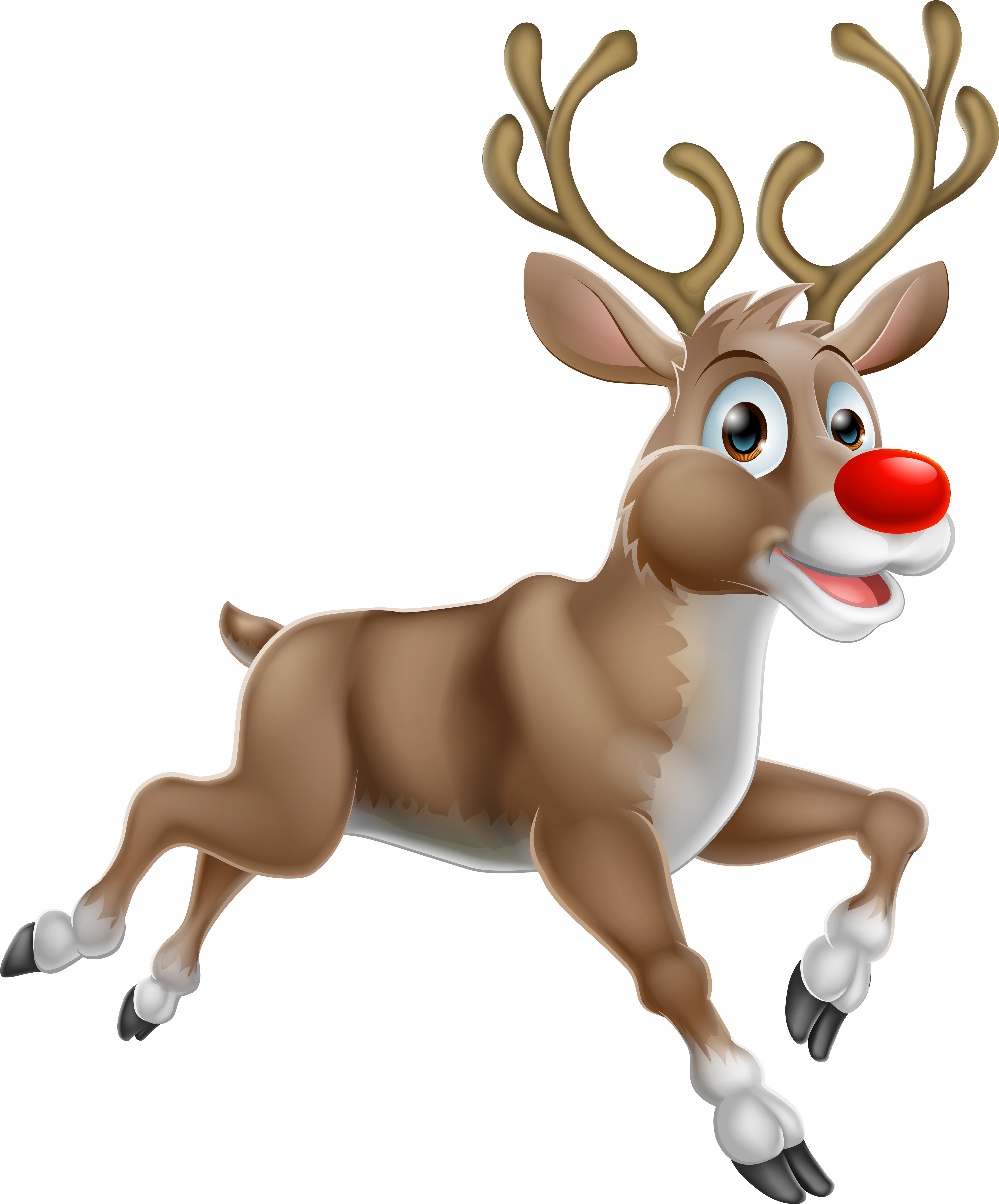 Rudolph Clipart - 5'x7'area Rug (4273x5054)