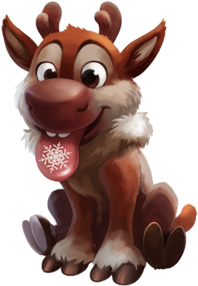 Olaf And Sven Wallpaper Entitled Baby Sven - Baby Sven Frozen (500x622)