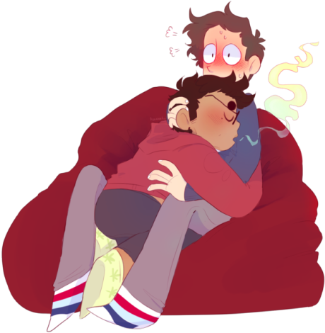 Michael Gets Stoned And Passes Out On Jeremy And Jeremy - Jeremy And Michael Ship Name (500x504)