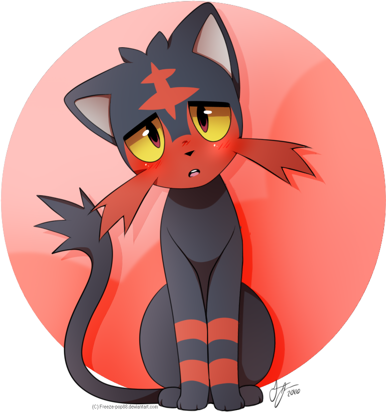 Litten Fan Art (915x864)