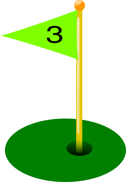 Golf Flag 3rd Hole Clip Art At Clker - Xbox 360 Emulator V3 2 (408x591)