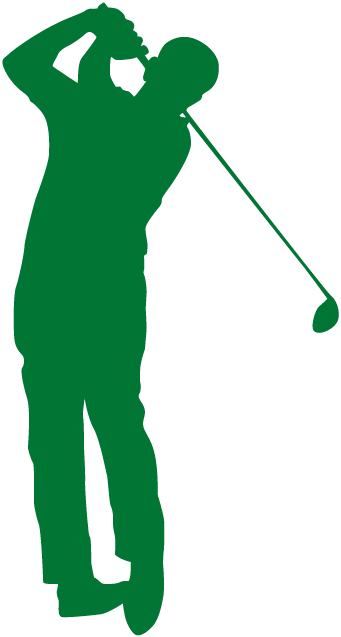 Golfer Silhouette Clip Art (341x637)