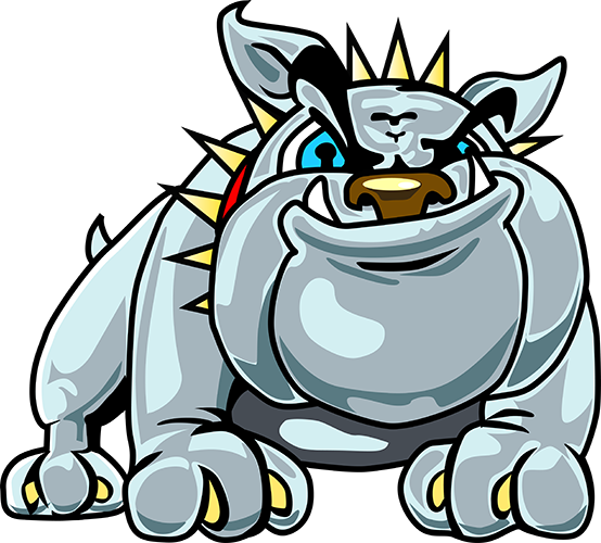 Bull Has Free Time Away From Sms, He Enjoys Spending - Bulldog (554x500)