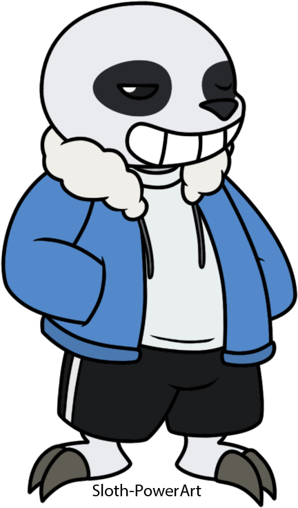 Sans By Sloth-power - Undertale Sands (550x750)
