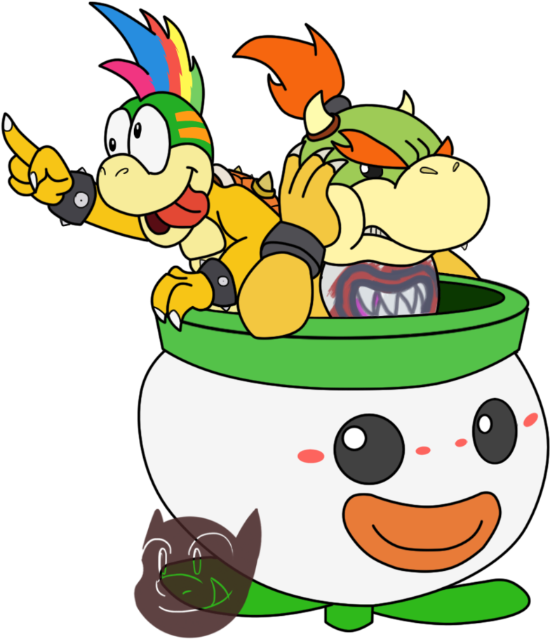 Bowser Jr And Lemmy Koopa By Sloth-power - Lemmy Koopa And Bowser Jr (800x941)