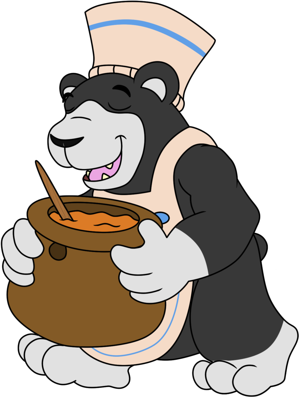Chef Bear - Cartoon (1024x1384)