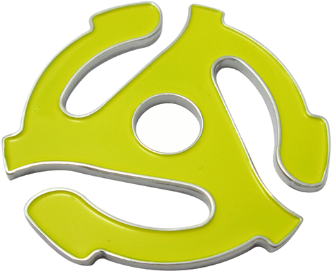 45 Rpm Record Adapter Ball Marker & Hat Clip - Readygolf - 45 Rpm Record Adapter Ball Marker (500x500)