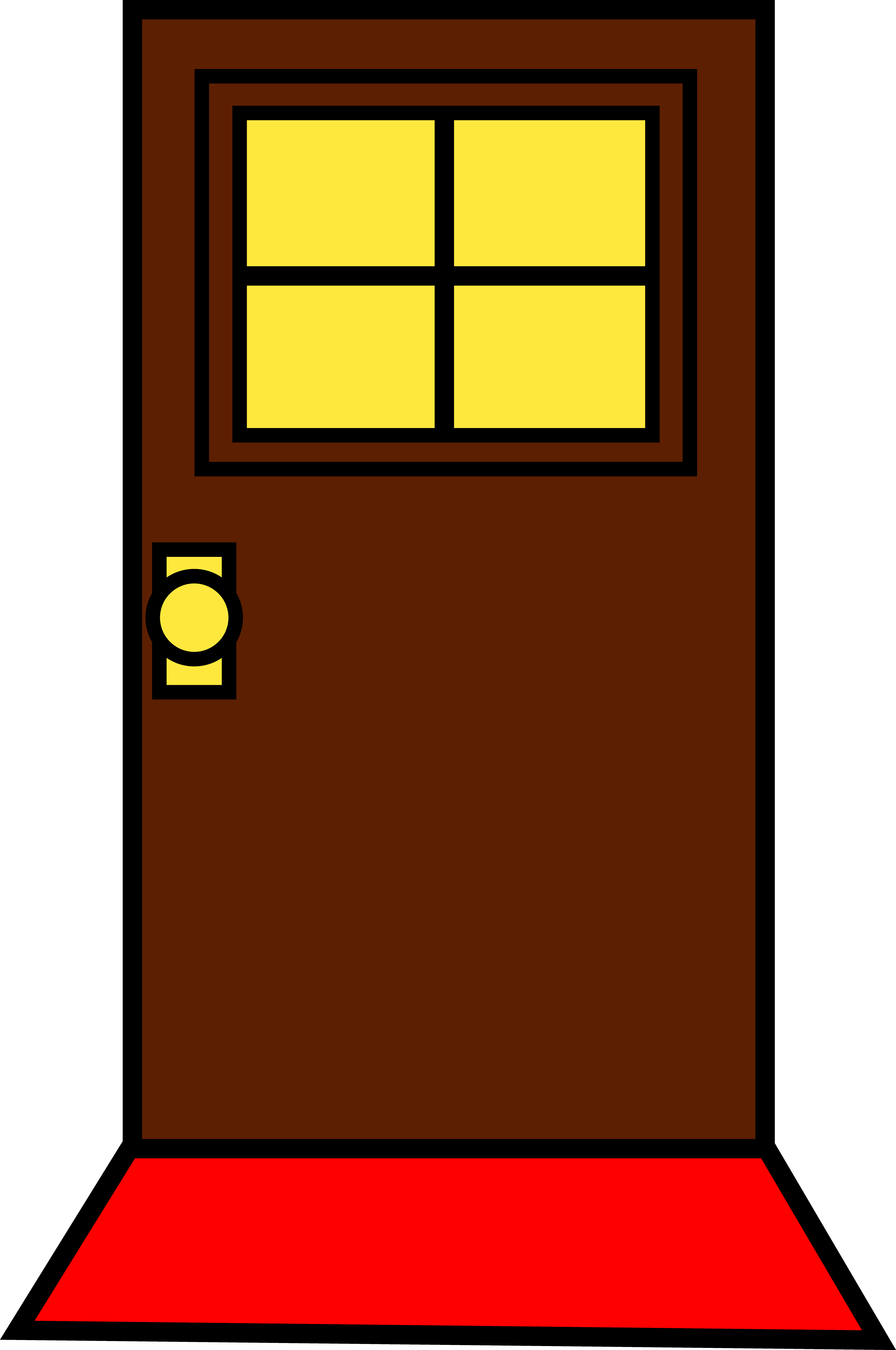 Door Clipart Clear Background - Rectangle Things Clipart (3856x5811)