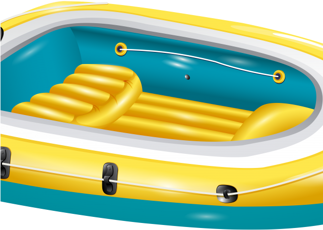 Raft Clipart Inflatable Boat - Teth (640x480)