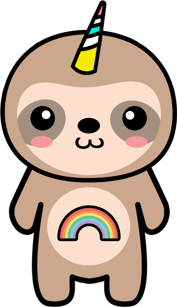 Slothicorn Idle - Slothicorn Gif (800x1153)