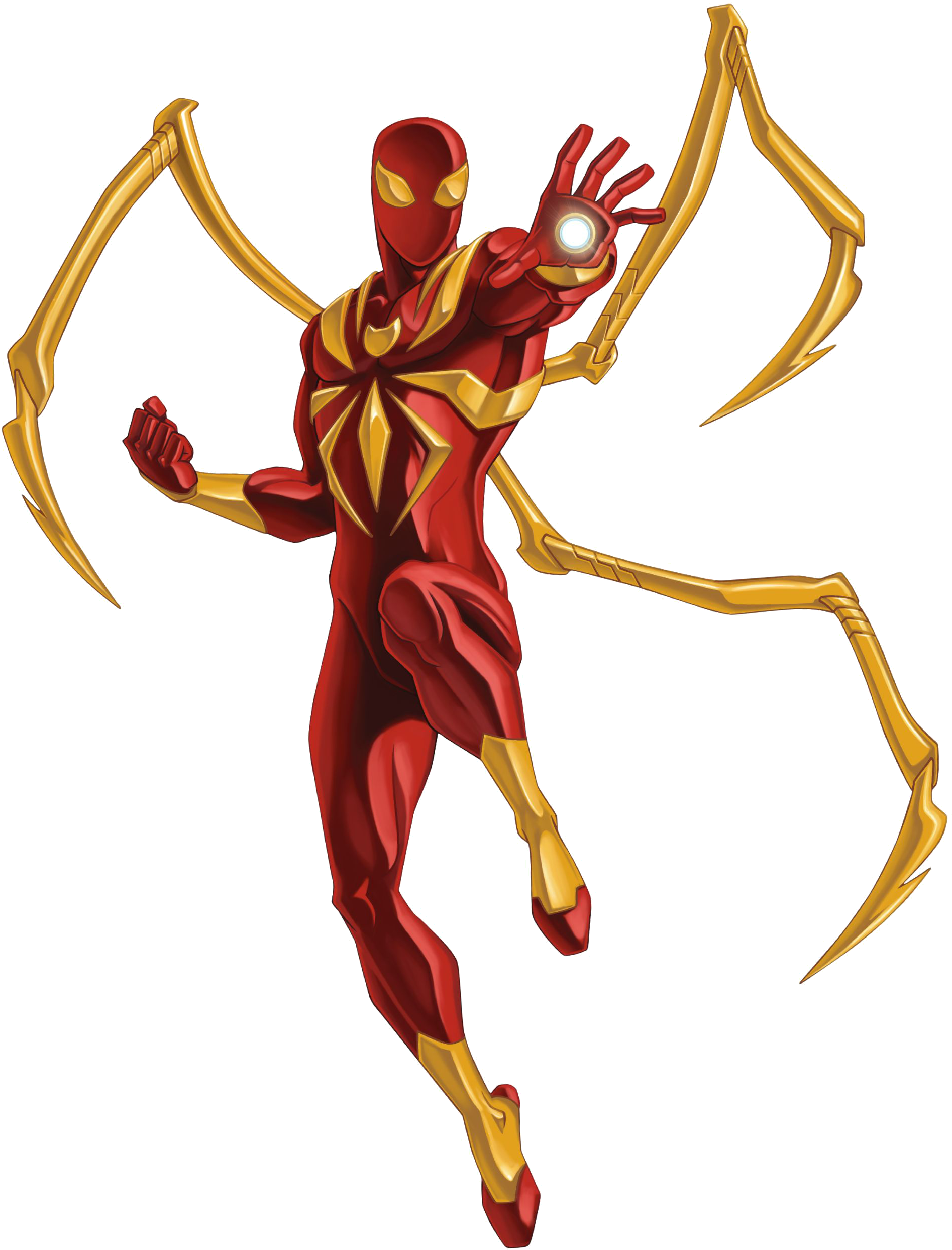 Iron Man Clip Art - La Araña De Hierro Spiderman (1910x2491)